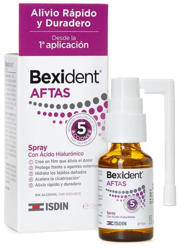 Spray buccal Bexident contre les aphtes 15 ml