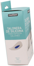 Grand coussinet de talon en silicone, 2 unités