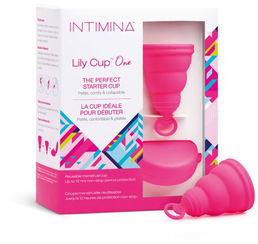 Coupe menstruelle pliable Lily Cup One pour débutantes