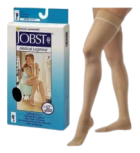 Bas longs en dentelle Jobst, compression naturelle légère, taille 5