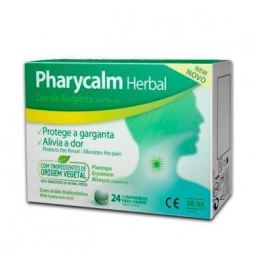 Reva Health Pharycalm Mal de gorge &agrave; base de plantes 24 comprim&eacute;s