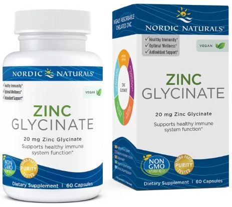 Glycinate de zinc 20 mg 60 gélules