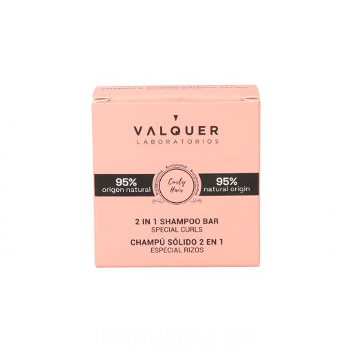 Valquer Sp&eacute;cial Boucles Shampoing Solide 2 en 1 50 gr