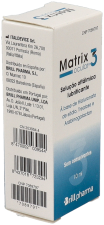 Solution ophtalmique lubrifiante oculaire Matrix 3 10 ml