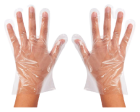 Gants jetables en poly&eacute;thyl&egrave;ne HDpe 100 unit&eacute;s
