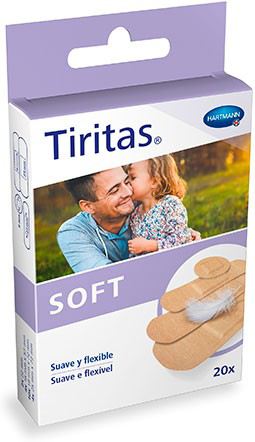 Tiritas Assortiment souple 4 tailles 20 unit&eacute;s