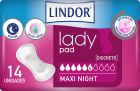 Lady Pad Maxi Nuit 6 Gouttes 14 Unités