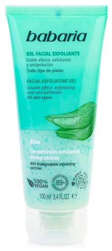 Babaria Gel Exfoliant Visage Aloe Vera 100 ml