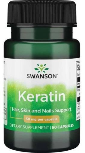 Kératine 50 mg 60 gélules
