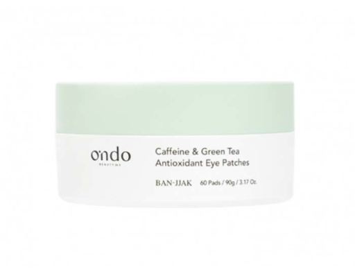 Ondo Beauty 36.5 Patchs antioxydant pour les yeux &agrave; la caf&eacute;ine et au th&eacute; vert 90 ml