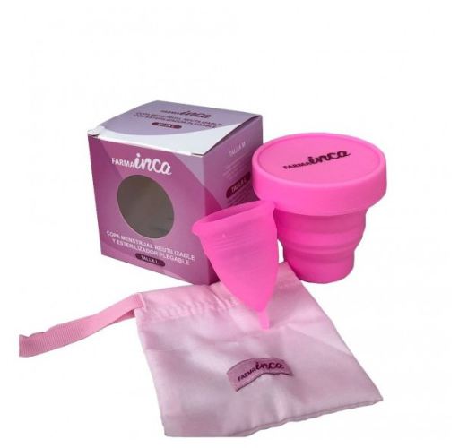 Coupe menstruelle + stérilisateur