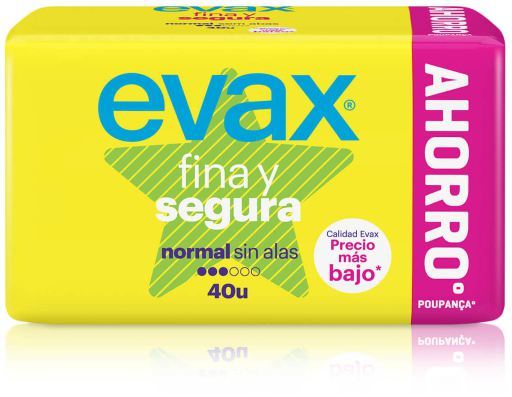 Evax Serviettes minces et s&ucirc;res sans ailes