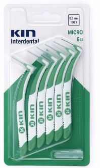 Kin Kit de micro brossettes interdentaires 0,9 mm 6 unit&eacute;s