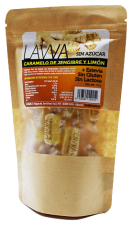 Sachet de bonbons au gingembre et au citron