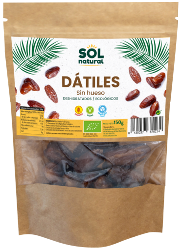 Dattes Dénoyautées Bio 150 gr