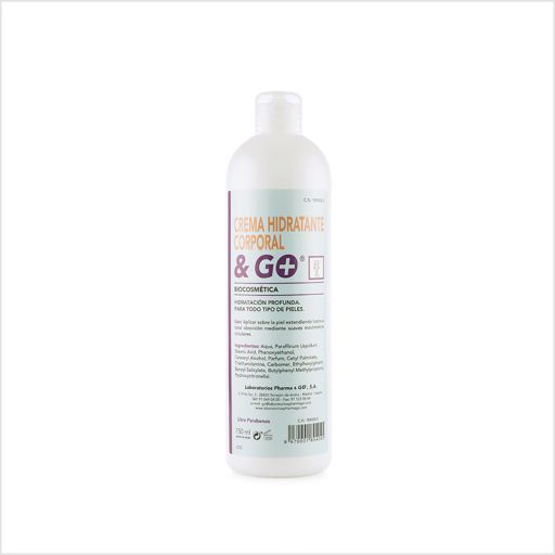 Laboratorios Pharma&Go Cr&egrave;me hydratante pour le corps & Go 750 ml