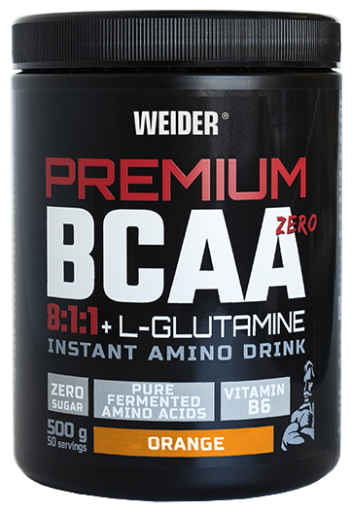 Weider BCAA 8:1:1 + Glutamine Orange 500 gr