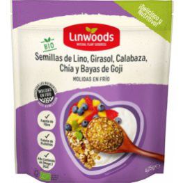 Linwoods Graines de Lin Tournesol Citrouille & S&eacute;same Goji Bio 425 gr