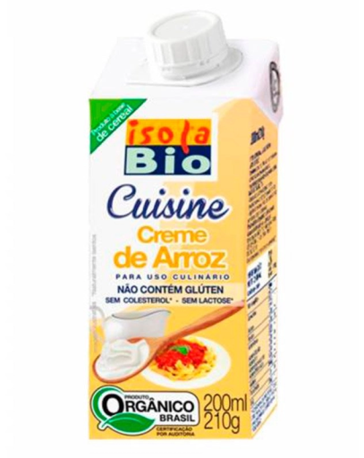 IsolaBio Cr&egrave;me de cuisson de riz bio 200 ml