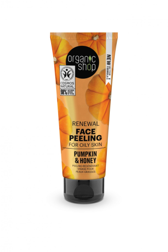 Organic Shop Gommage Visage R&eacute;novateur Citrouille & Miel 75 ml