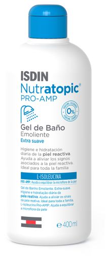 Isdin Gel douche &eacute;mollient Nutratopic Pro-Amp pour peaux atopiques