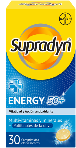 Énergie 50+ 30 comprimés effervescents