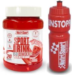 Nutrisport Sport Boisson Iso Poudre 1020 Gr + Bidon 750 Ml