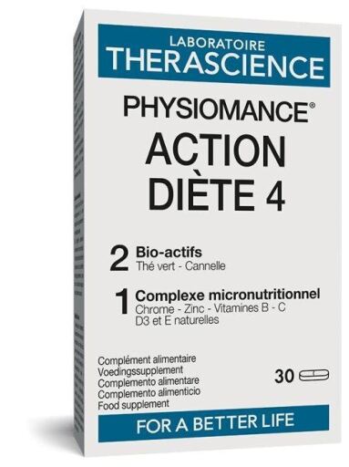 Therascience Physiomance Diet Action 4 30 comprim&eacute;s