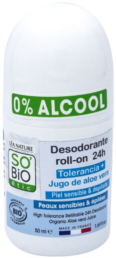 Tolérance + Déodorant 24H Aloe Vera Bio 50 ml
