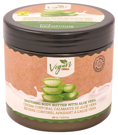 Idc Institute Beurre corporel v&eacute;g&eacute;talien &agrave; l'aloe vera 400 ml