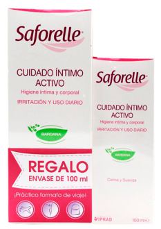 Saforelle Ensemble de soins intimes actifs 2 pi&egrave;ces 