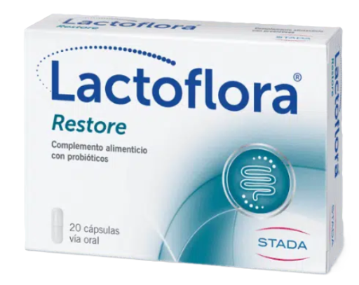 Lactoflora Restaurer avec des probiotiques 20 capsules