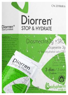Diorren Stop &amp; Hydrate 9 Enveloppes