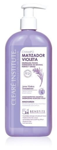 Clear&eacute; Institute Shampoing matifiant violet 400 ml