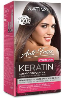 Kativa Kit Anti Frizz Xtreme Care Lissage sans Fer 3 Pi&egrave;ces