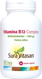 Sura Vitasan Complexe de vitamine B12 90 g&eacute;lules