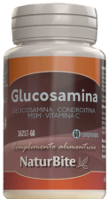 Glucosamine, chondro&iuml;tine, MSM, vitamine C, 60 comprim&eacute;s
