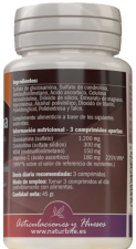 Glucosamine, chondro&iuml;tine, MSM, vitamine C, 60 comprim&eacute;s