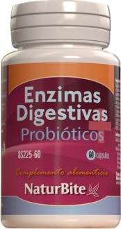 Enzymes digestives et probiotiques 60 capsules