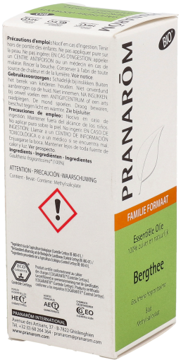 Pranarom Huile essentielle de gaulth&eacute;rie biologique