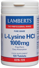 Chlorhydrate de L-lysine 1000 mg x 120 gélules
