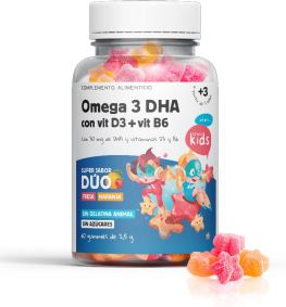 Oméga 3 DHA avec Vit D3 + Vit B6 60 Gummies 2,5 gr