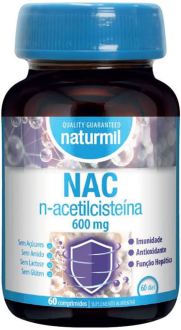 Naturmil NAC N-ac&eacute;tylcyst&eacute;ine 60 comprim&eacute;s
