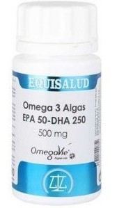 Om&eacute;ga 3 Algues Epa50-Dha250 500 mg 40 Perles