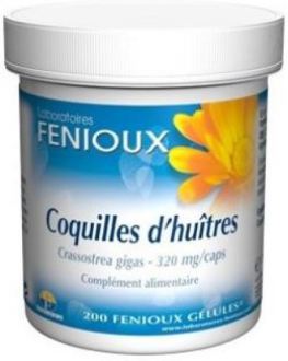 Fenioux Coquille d&#39;huître 320 mg 200 gélules