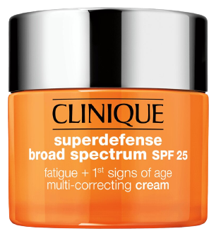 Clinique Superdefense Cr&egrave;me Multi-Correction Fatigue + Signes de l'&Acirc;ge SPF 25 Peaux S&egrave;ches et Mixtes