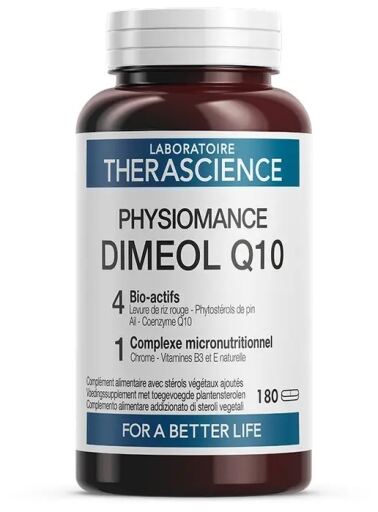 Therascience Physiomance Dimeol Q10 180 Comprim&eacute;s