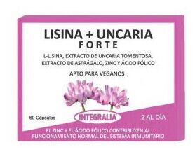Integralia Lysine + Uncaria Forte 60 G&eacute;lules