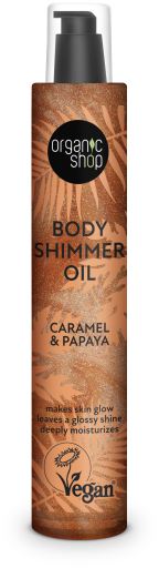 Body Shimmer Oil Caramel et Papaye 100 ml