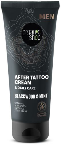 Organic Shop Aftercare Tattoo Cream Blackwood & Menthe 75 ml
